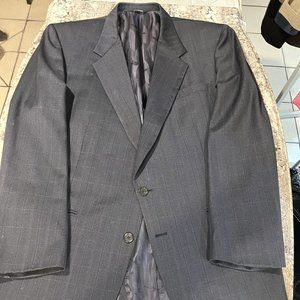 Lebaron Plaid Blue Sports Coat 46L